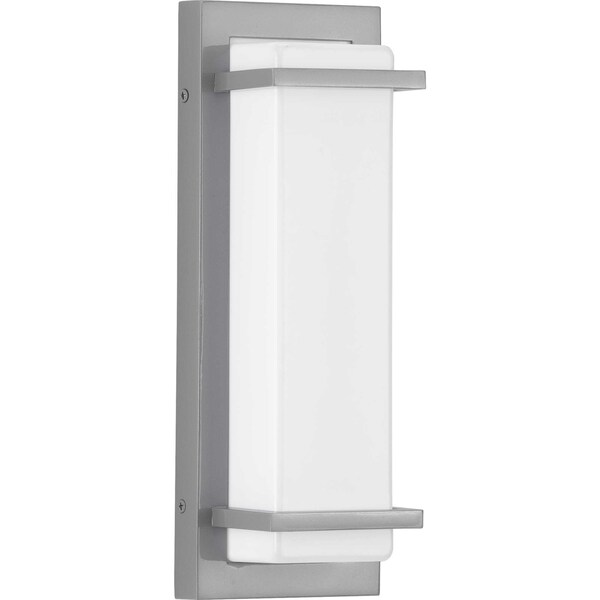 Z-1080 LED Collection Metallic Gray One-Light Small LED Outdoor Sconce